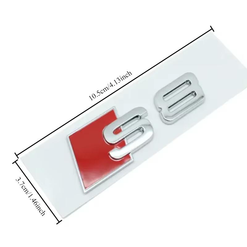 

Для S3 S4 S5 S6 S7 S8 Авто Емблема Задньої Кришки Багажника Логотип Значок Наклейка Літера Число Емблема Спорт S-Клас Переробка