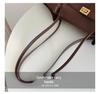Cross Retro High-End Women's Versatile Tote, European-American Fashion, Large Capacity Shoulder Bag