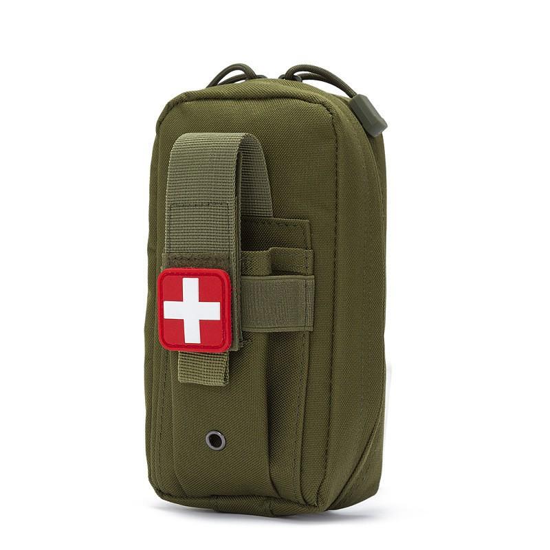 Portable First-aid Bag Nylon MOLLE Outdoor Medical Storage Accessories Waist Military Fan Hanging