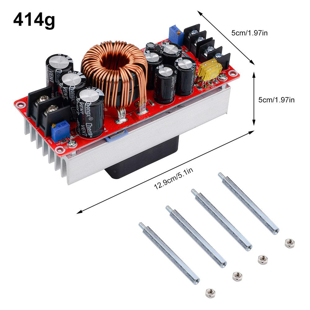 1200/1500/1800W 20/30/40A DC-DC Boost Converter Step Up Power Supply Module 10-60V to 12-90V adjustable voltage charger