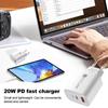 Wall Charger Plug PD20W Fast Charging Cube With USB A And Type C Ports Fast Charging USB Block For Speakers MP3 Players Mobile