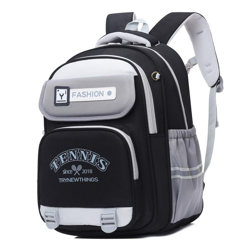 Student School Bag Large Capacity Backpack Fot Girls Color Block Cute Children's Backpack