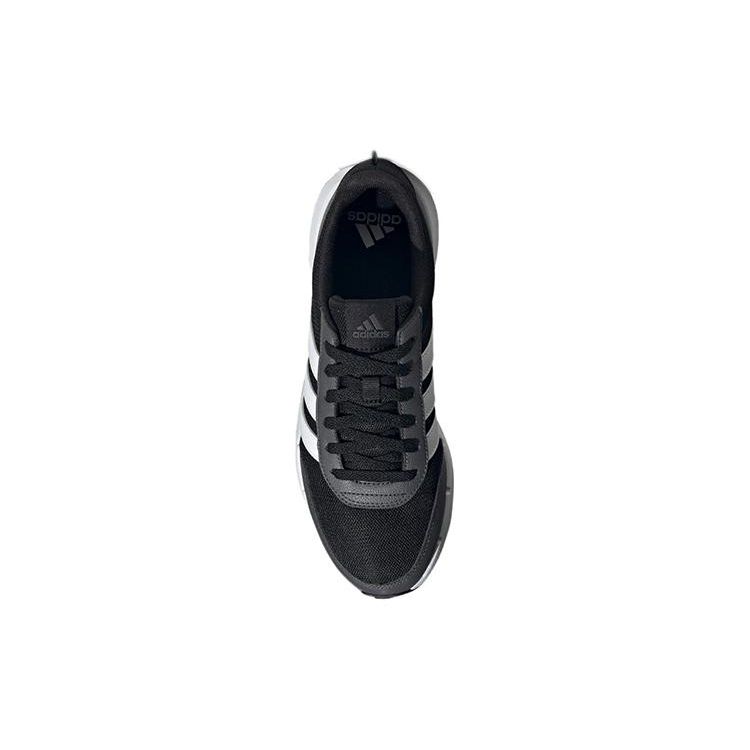 Adidas Run 50S Comfortable Versatile Durable Low-Top Running Shoes Unisex Sneakers Black IF1553