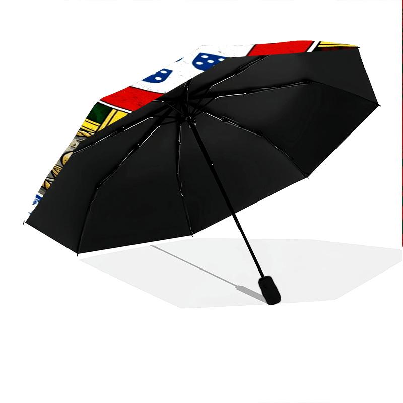 Heritage Honor: Emblem Tradition Folding umbrella Suitable for all seasons 8 paraphenoid bones Sun umbrella travel Gift