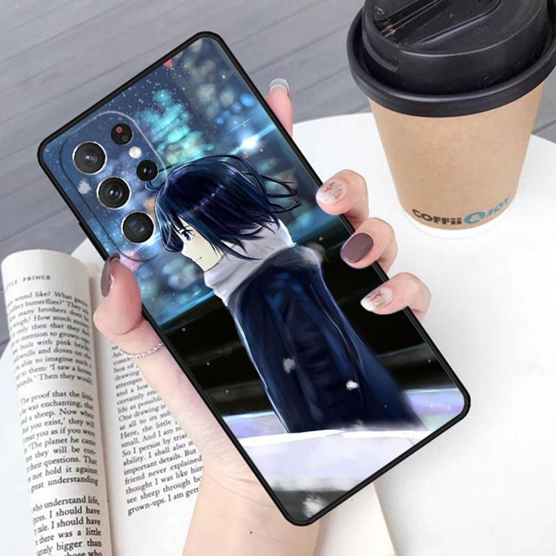 Sad Anime Girl Phone Case Cover For Samsung Galaxy S24 S25 Ultra S21 S22 Ultra S10E Note 10 Plus Note 20 FE S23