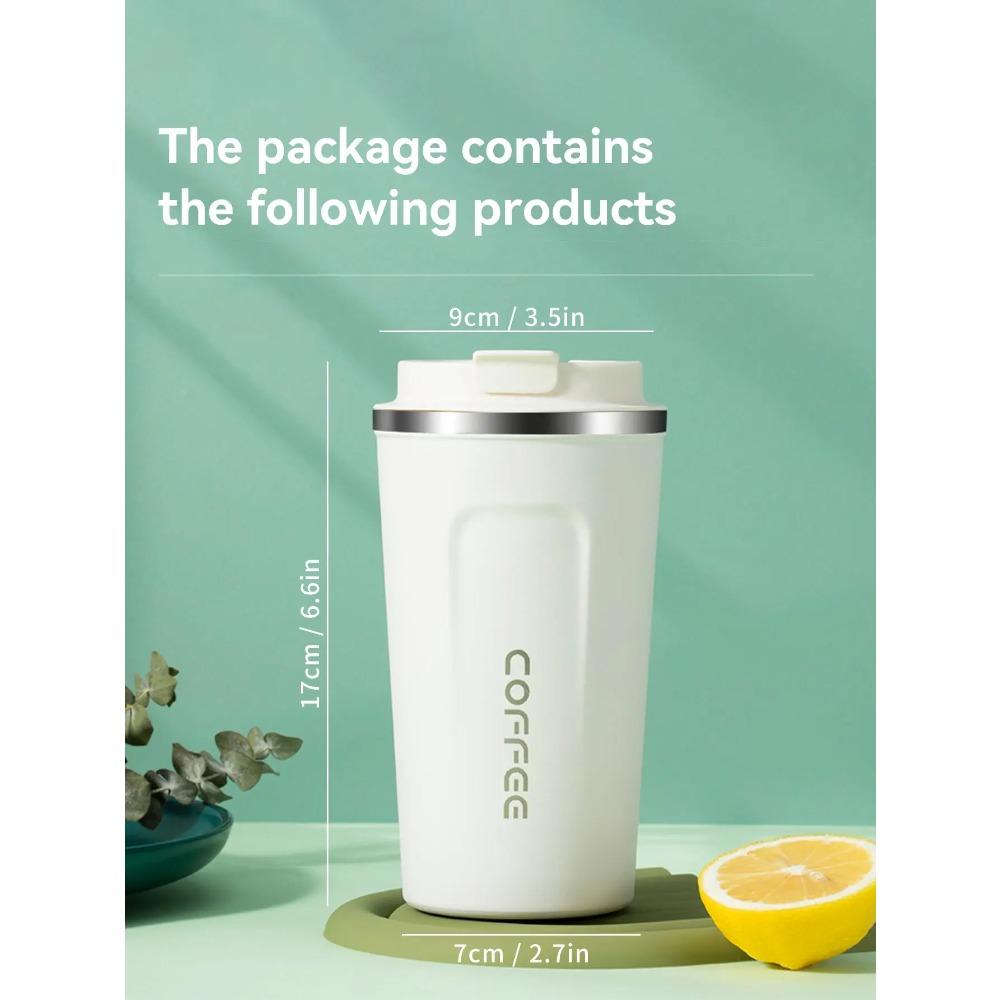 WORTHBUY Coffee Mug Stainless Steel Double Layer Insulated Coffee Cup Leak-proof Thermal Cup For Coffee Portable Cola Cup