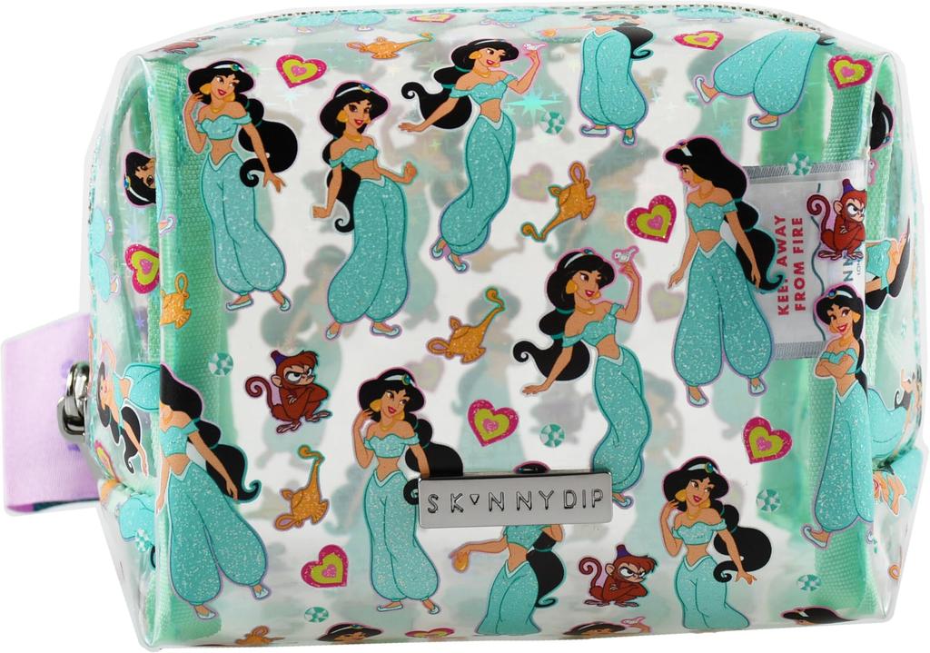 Skinnydip Drop3 Disney Princess Makeup Small Item 6088PCMN Pouch, Jasmine, Aladdin, Pouch, Case,