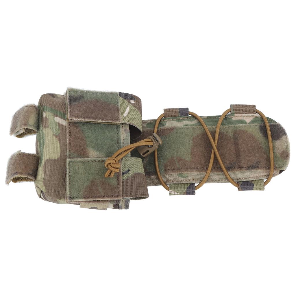 Helmet Battery Pouch for MK2 Kaudura Helmet Battery Pack Storage Bag Accessory with Hook and Loop for Shooting Cycling