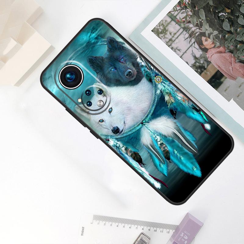 Dream Catcher Feather Wolf Case For Honor Magic 7 Pro 5 6 Lite Cover For Honor 200 400 50 70 90 X9 X8a X8b X9a X9b X9c