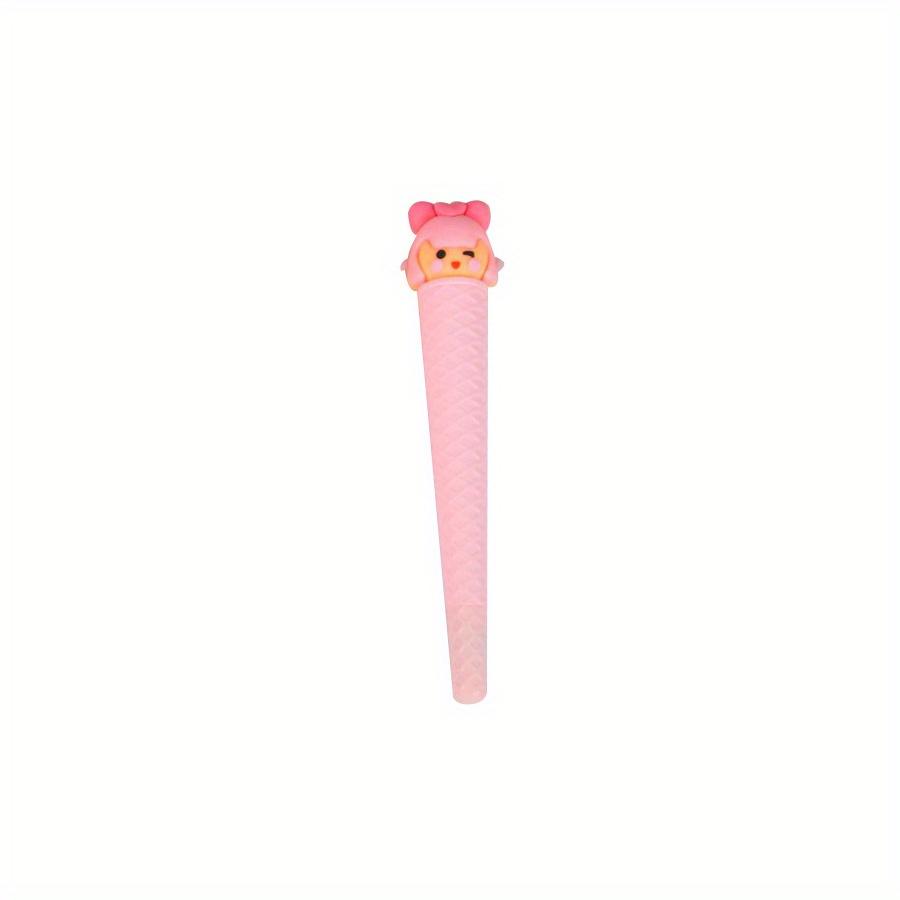 Back To School Season 10pcs 0.5mm High-looking Cartoon Plastic Cone Gel Pen Cute Ice Cream Shape Creative Stationery Prize Gift Water Pen