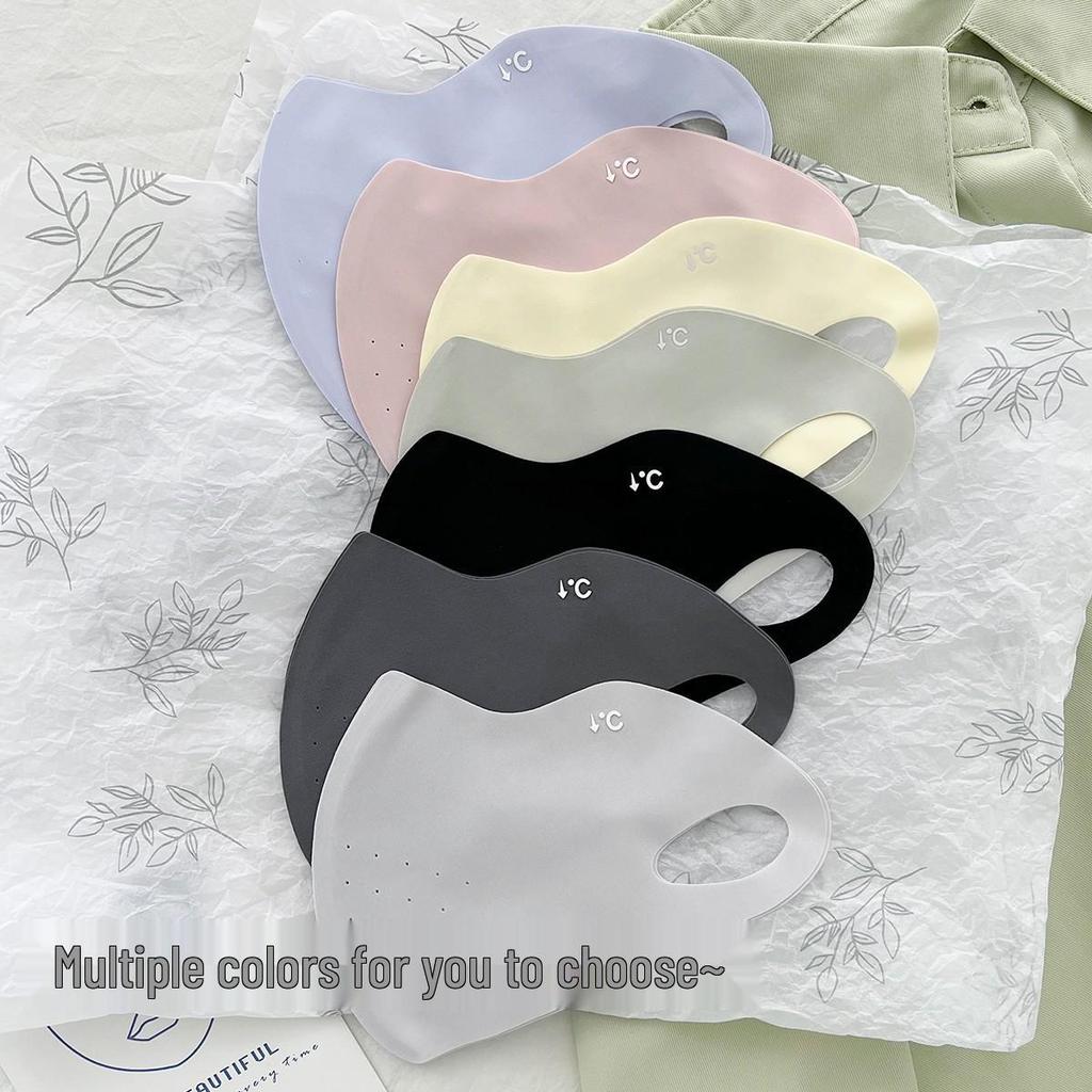 Ice Silk Anti-UV Facekini: Breathable Summer Cycling Sun Protective Mask