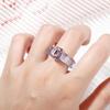 Trendy Geometric Cool Acrylic Girls Jelly Color Resin Rings Fashion Jewelry Transparent Finger Ring