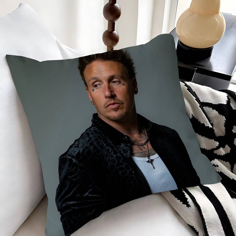 P-Papa Roach Music Art Cushion Cover Inches Farmhouse Decor Home Throw Pillow Covers For Couch Decorations