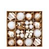 42 PCS Plastic Christmas Ball Ornaments Set for Tree Decoration Shatterproof and Lightweight for Holiday Celebration Use