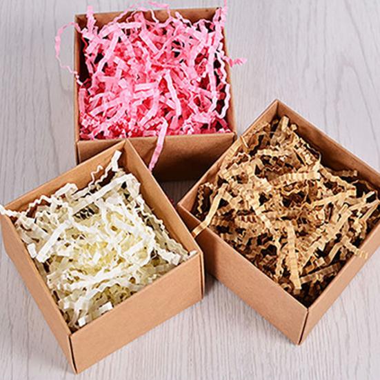 100g Raffia Paper Eye-catching Decorative Bright-colored Widely Usage Box Filling Material for Gifts
