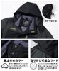 Windbreaker for Motorcycles Fishing Wear Military Jacket Anorak Work Jacket with Hood Spring Black Gray Clothes 2XL [TACVASEN] Men's Fall/Winter