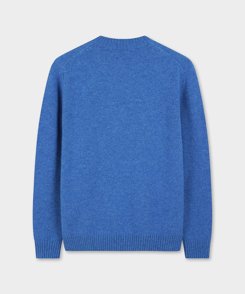 BROOKS BROTHERS [Heritage] Shetland Pullover Sweater (Blue) (Bbwrmhg413)