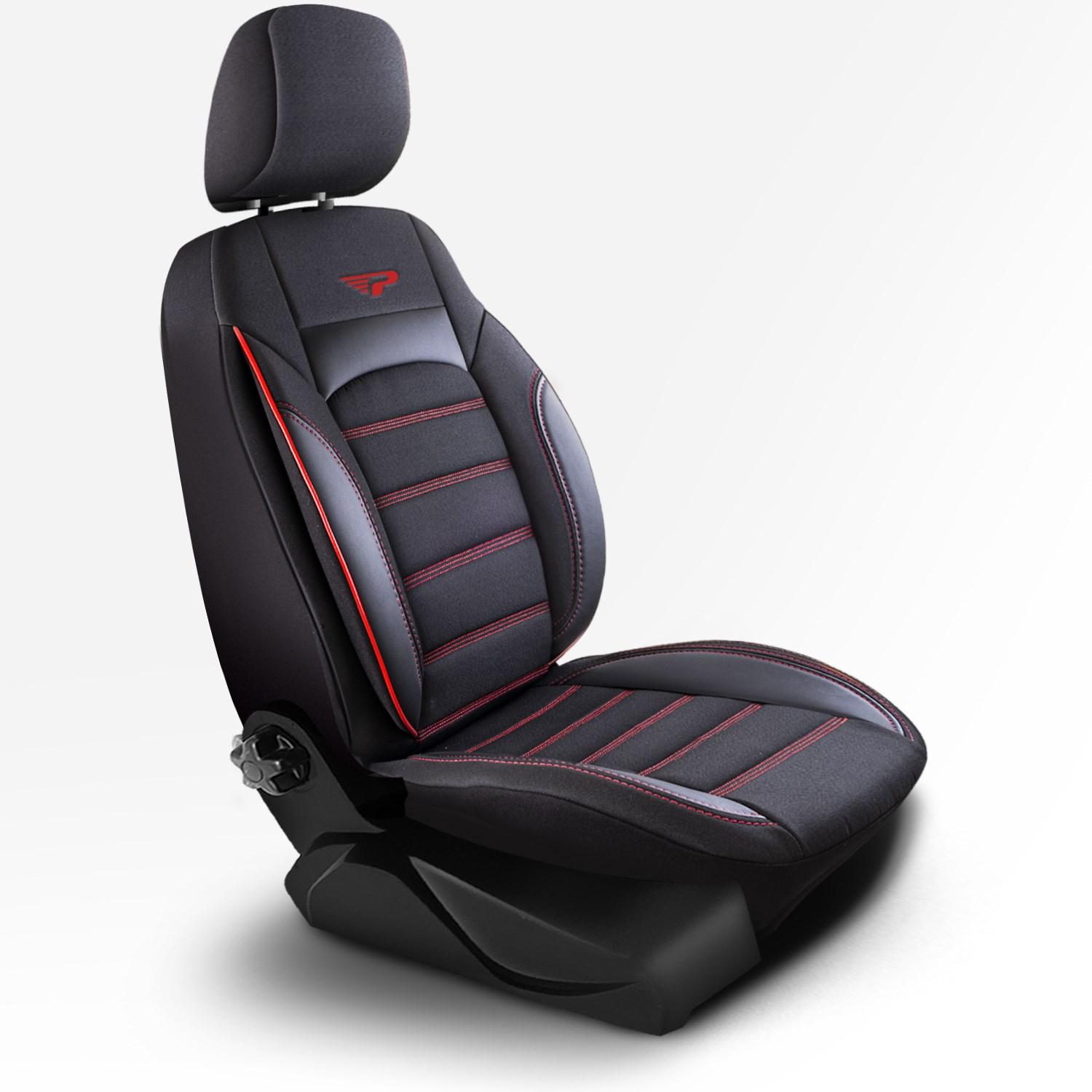 

SPECİAL SERİSİ JAKAR KUMAŞ OTO KOLTUK KILIFI Siyah Kırmız