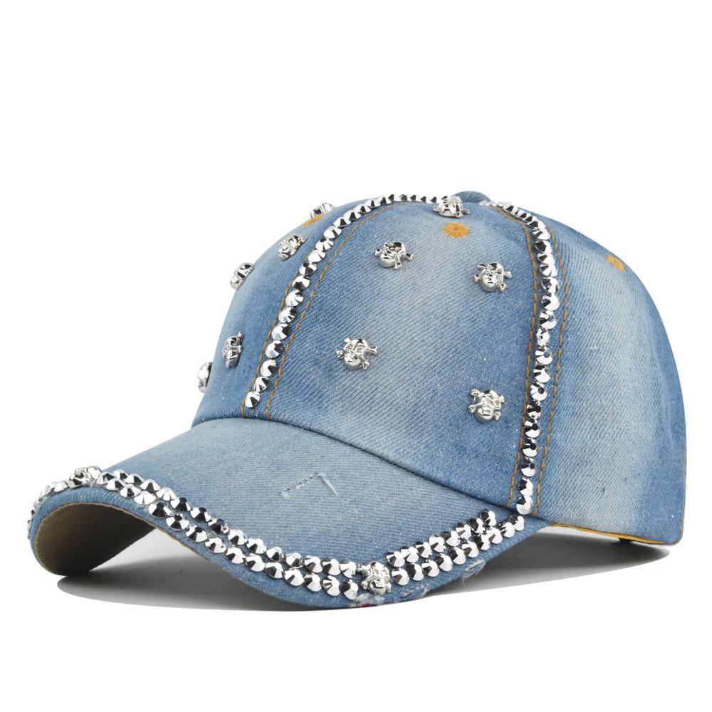 Hat Glitter Cowboy Decoration Baseball Hat Cotton Material Fashionable Cool And