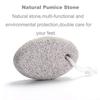 Pumice Stone 2 Pcs, Natural Lave Pumice Stone for Feet/Hand, Small Callus Remover/Foot Scrubber Stone for Men/Women - Multicolor (owal)