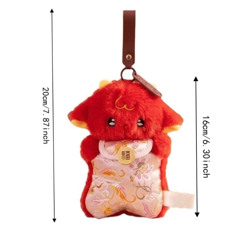 Hanging Ornaments Stuffed Sheep Doll Soft Fluffy Zodiac Goat Year Pendant Bag Decoration
