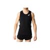Round Neck Pullover Solid Color Running Sleeveless Vest Men Vests Black 2091A124-001