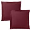 "Premium" Pillowcase All Sizes - Premium Garnet - 63 X 63 Cm Flat Quilted Frill