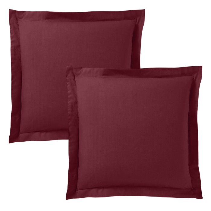 "Premium" Pillowcase All Sizes - Premium Garnet - 63 X 63 Cm Flat Quilted Frill