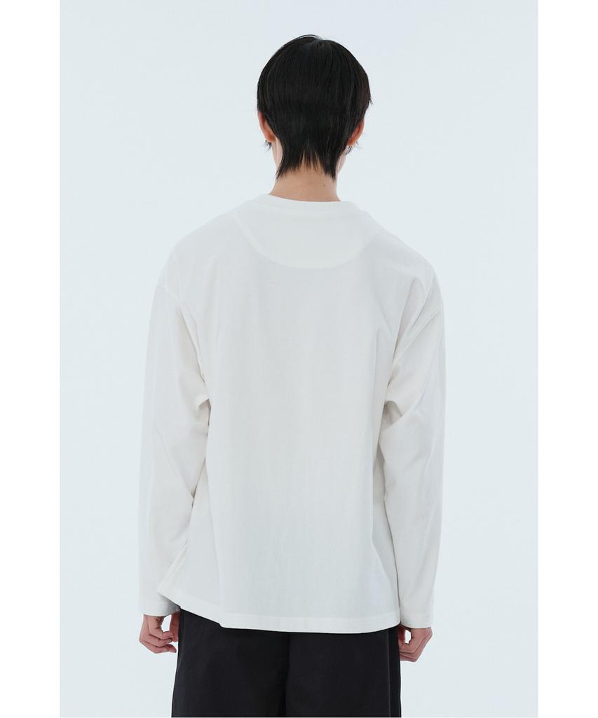 RECODE Printing Detail Longsleeve T-Shirt Rktaa24614Whx
