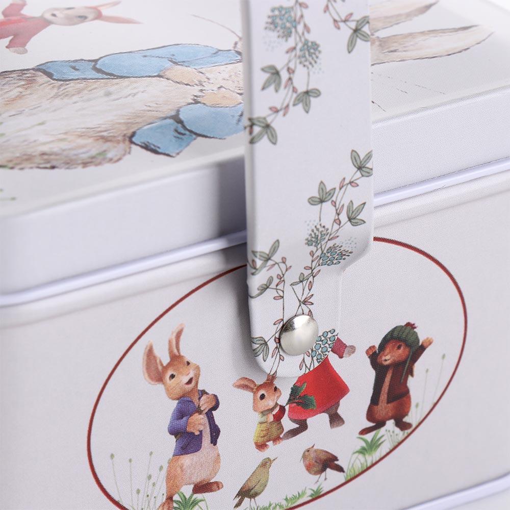 Tinplate Small With Lids Suitcase For Wedding Candy Cookie Gift Box Storage Box Storage Can Organizer Box