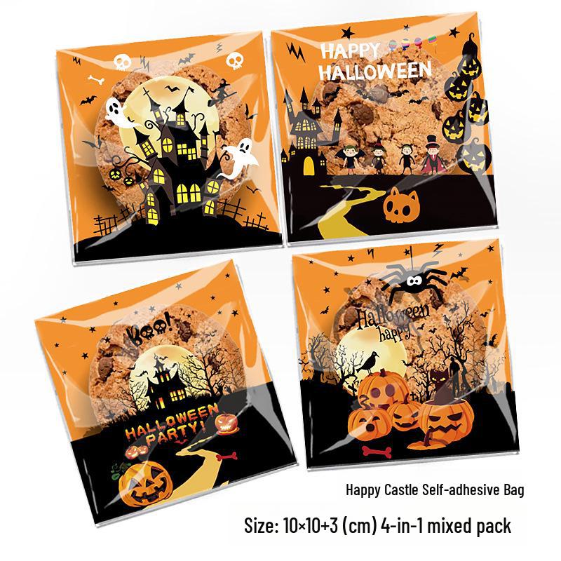 

Пакет цукерок Сніжинка на Хелловін - Подарунковий пакет, що самозакривається, для свята привидів