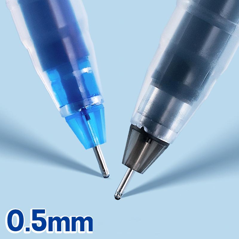 M&G Precision Gel Pen 0.5mm Fine Tip High-Capacity Ink Black/Blue/Red Ideal for Students And Business Integrated Design