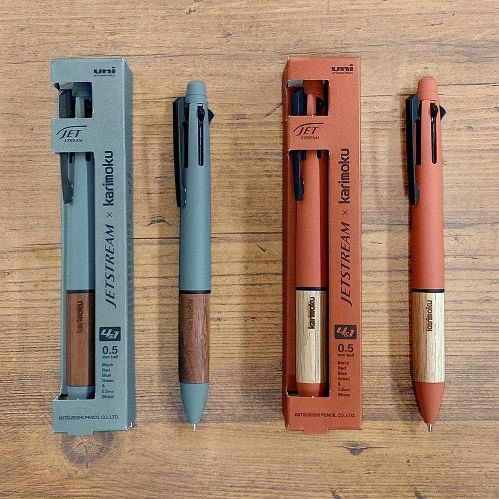 Karimoku x Uni Mitsubishi Jetstream 4+1 Begränsad Upplaga Trä Multi-penna