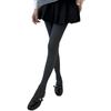 Women Vintage Twist Striped Pattern Jacquard Tights Winter Fall Opaque Pantyhose Stockings Slimming Leggings Hosiery