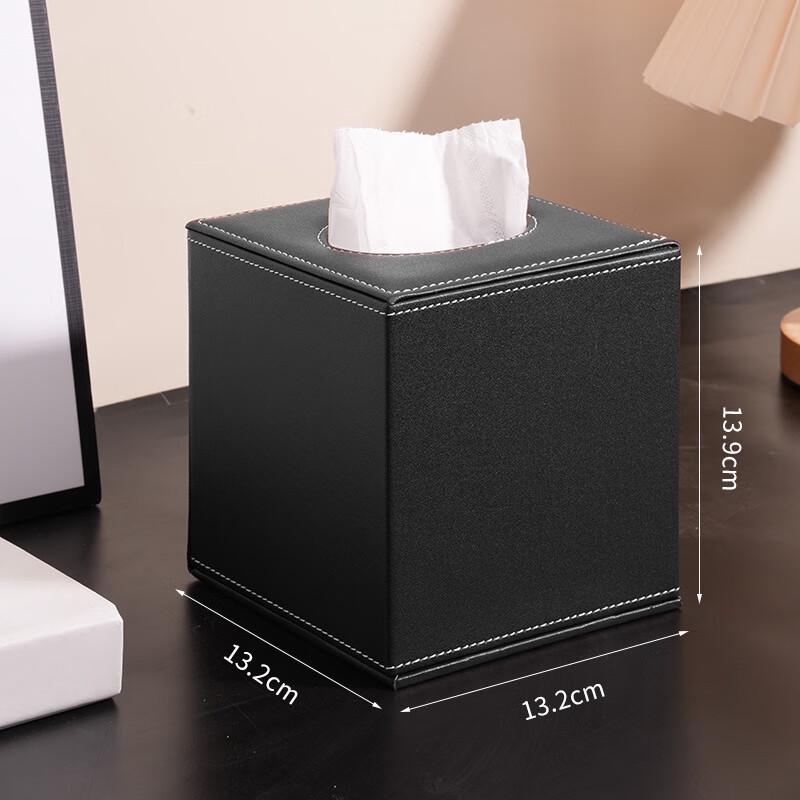 Leather Square Tissue Box