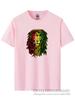 T-shirt High Quality 100% Cotton Funny Lion Print T Shirt Casual Loose Short Sleeve Tshirt O-neck T-shirt Tee