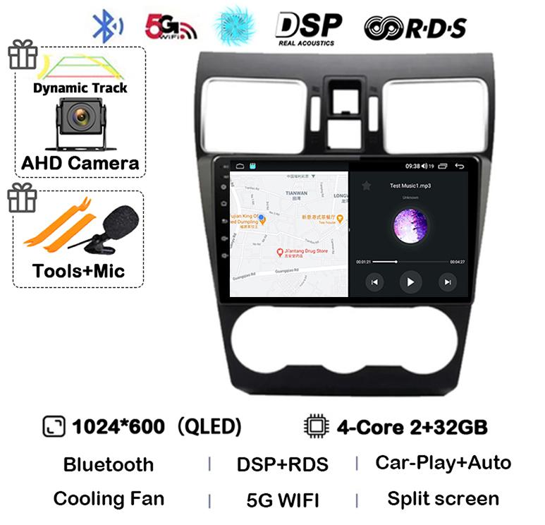 

Android 14 Carplay Auto WIFI+4G автомобильное радио для Subaru WRX Forester 4 SJ 2016-2022 мультимедийный видеоплеер стерео GPS головное устройство BT