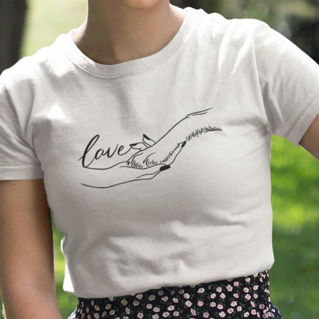 Minimalist Love Graphic Tee: Soft Cotton Unisex Shirt and kids tshirt