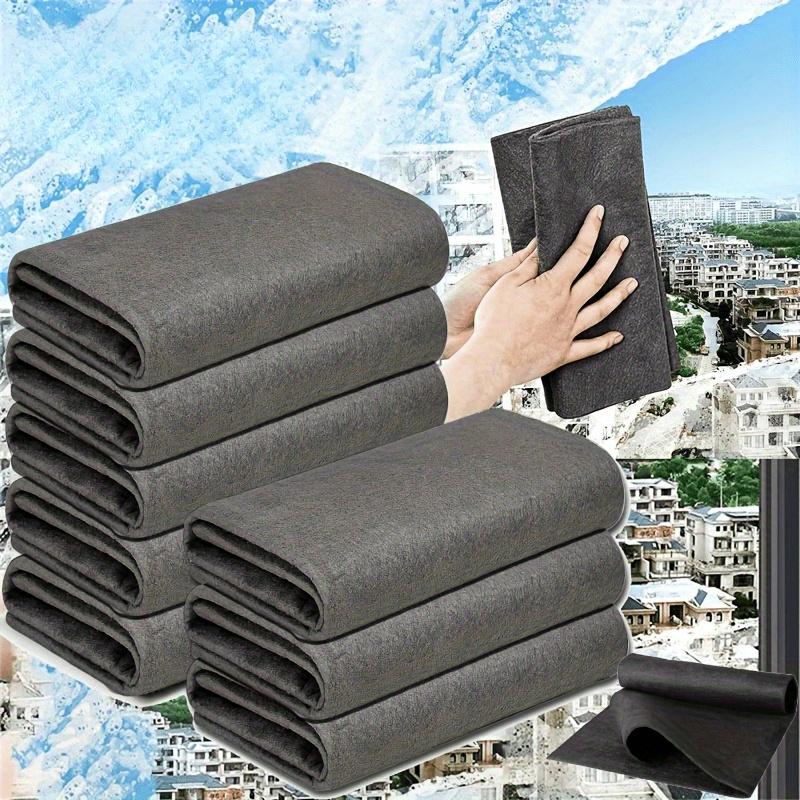 6pcs Magic Glass Cleaning Cloths,polyester Fiber Window Mirror Cleaning Rags for Home Car Restaurant Kitchen Bathroom