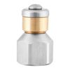 Stainless Steel SS304 Pressure Sewer Cleaning Pipe Drain Washing Rotary Nozzle 3 8BSP Female