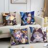 Game Cute Honkai Star Rail Cipher Cushion Cover Comfortable Soft Pillow Case for Sofa Living Room Home  Decor Protective Covers
