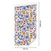 Wallpaper Flowers Blue and Light Gray for Living Room and Bedroom 50x1000