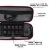 Storage Bag Fit for Switch OLED Console Controller Travel Handheld Portable Carrying for Case with Card Slot Game Handba