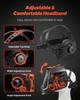 Welding Helmet Auto Darkening, 93 X 43 Mm True Color Welding Hood, Solar-Powered Welder Mask 2 Arc Sensors, Shade 4/9-13 for TIG MIG ARC Weld Grinding