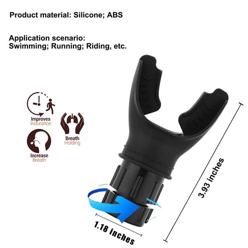 Breathing Trainer Flexer Durable Fiess Exerciser Increases Lung Capacity Adjustable Levels Respiratory Deep Breath