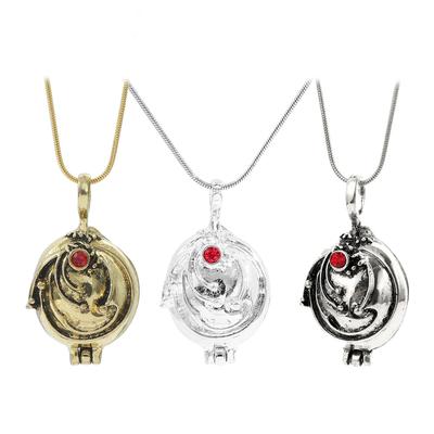 Vampire Diaries Retro Vervain Alloy Locket Necklace - Valentine's Edition