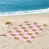 Lazy Bear Rilakkuma Beach Towel Soft Microfiber Quick Dry Absorbent Quick Towels For Swimming