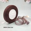 Cinta de Hilo de Nieve Transparente de 1,2 cm para Manualidades: Ganchillo, Accesorios para el Cabello, Lazos, Regalos, Empaque para Pasteles y Cajas, Cinta de Seda