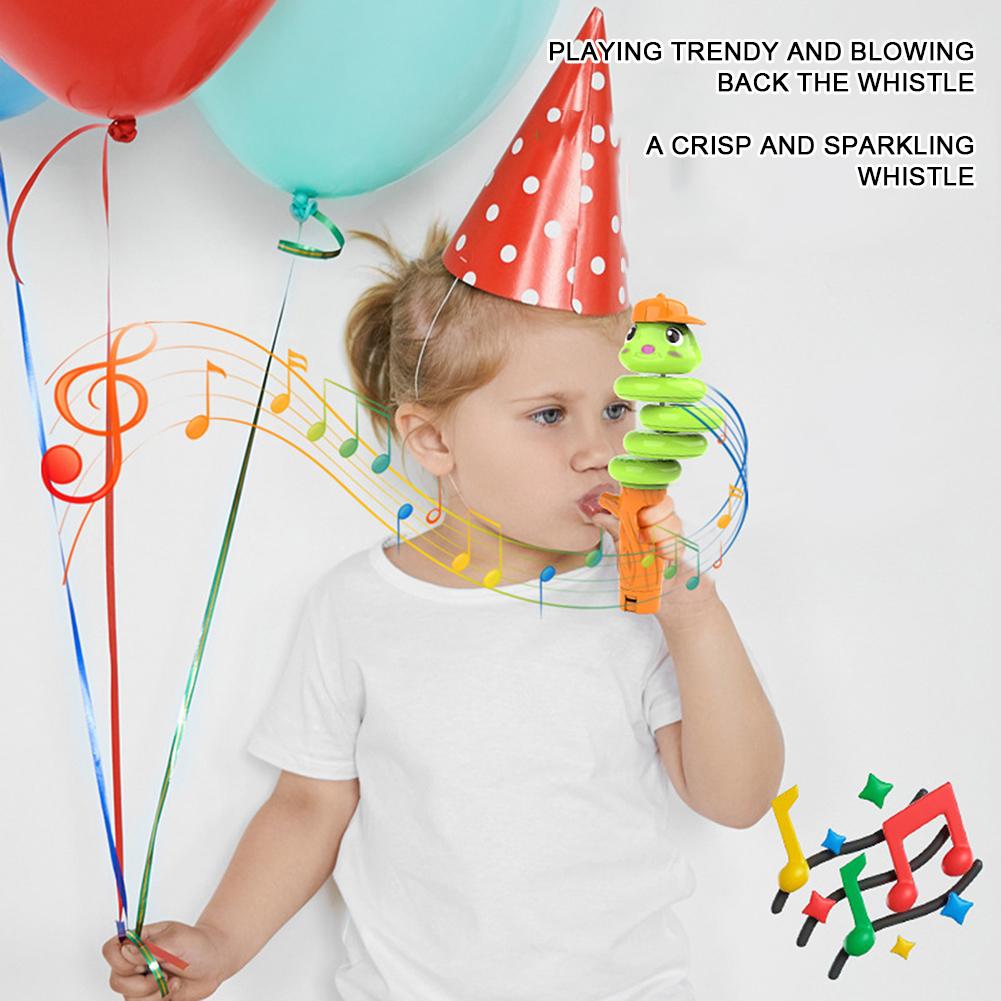 Snake-Shape Swinging Toy With Whistled Parent-Child Interaction Plaything For Home/Travel