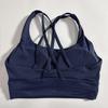 Women's Shockproof Multi-Strap Sports Bra with Chest Pad